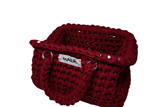 Clutch with Handles - Red